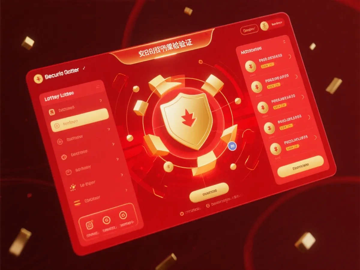 乐彩网中奖验证界面示意图